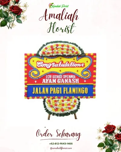Bunga Papan Congratulation di Cipinang Besar Selatan
